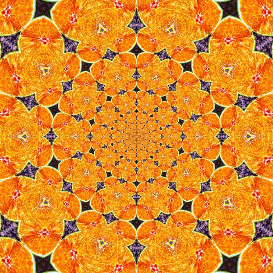 Orange Kaleidoscope