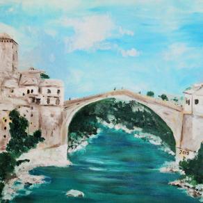 The Mostar Bridge"