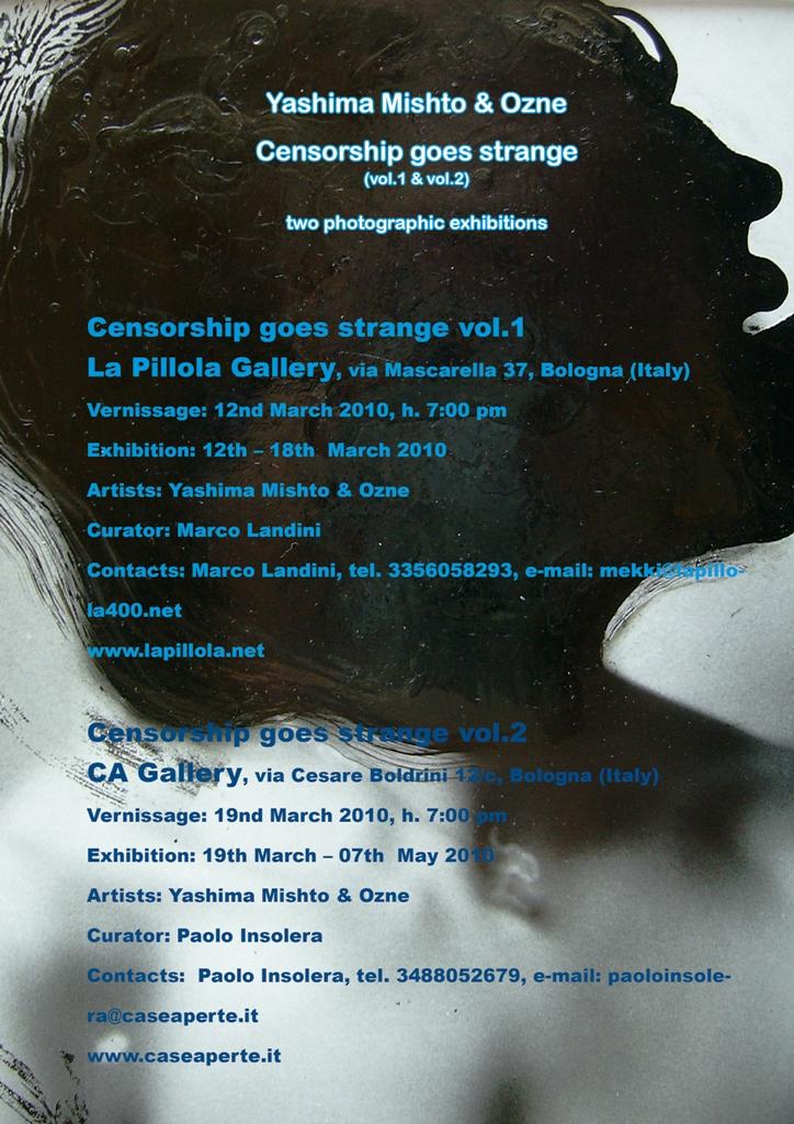 "Censorship goes strange Vol.2" - CA Gallery