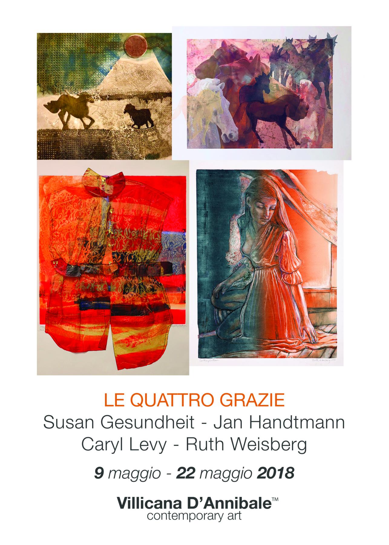 Le quattro grazie: Susan Gesundheit, Jan Handtmann, Caryl Levy e Ruth Weisberg