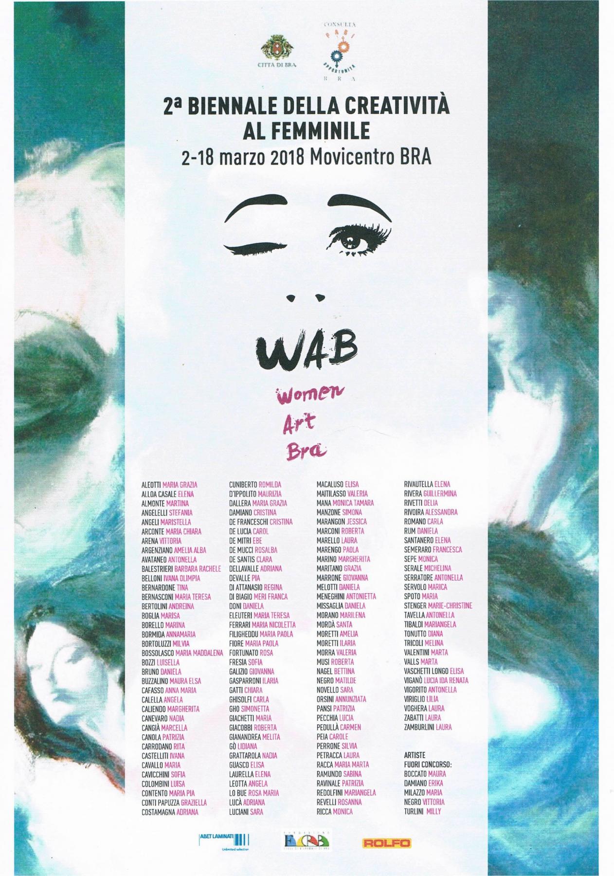 WAB: 142 artiste in mostra alla 2° Biennale della Creatività femminile