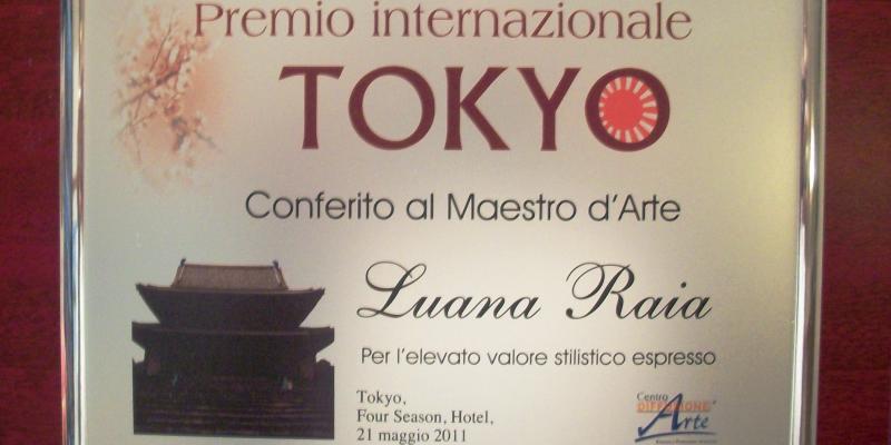 Luana Raia Award en route to Paris, Tokyo ...