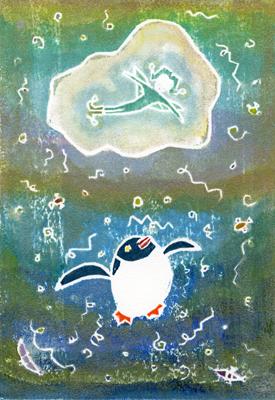 Penguin and Fairy Pipit