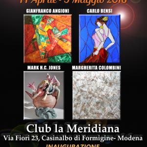 PERCORSI D'ARTE in mostra al Club Meridiana (MO)