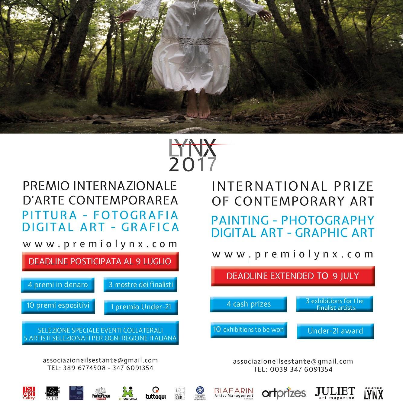 Deadline July, 9 - LYNX Prize 2017