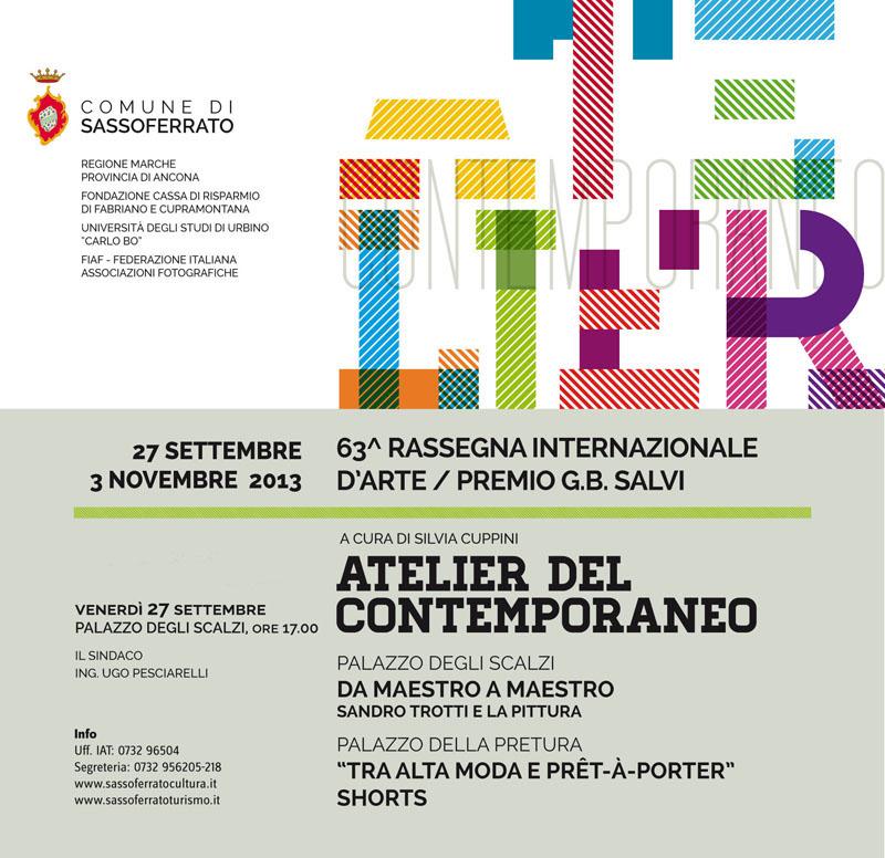 63^ RASSEGNA Internazionale d’Arte/Premio “G.B. Salvi” – 2013 