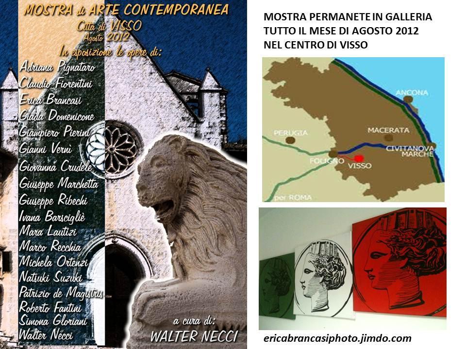 Mostra permantente di artisti nel centro di Visso