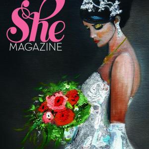 One of my works for the Cover of the February Issue "She Magazine".