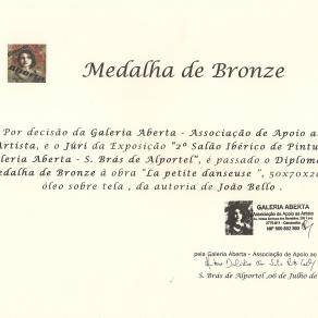 Work awarded - Bronze Medal, Alportel (July 6, 2013)