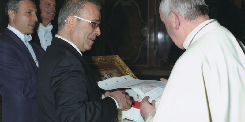 opera donata a papa francesco