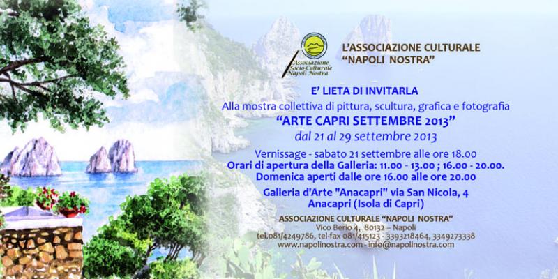 "ARTE CAPRI SETTEMBRE 2013"