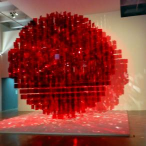 Soleil rouge  Julio Le Parc