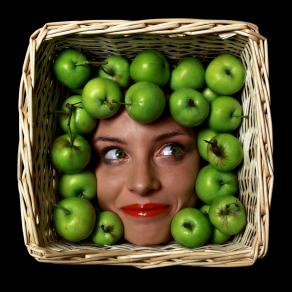 Green Apple / from series "Basket People"