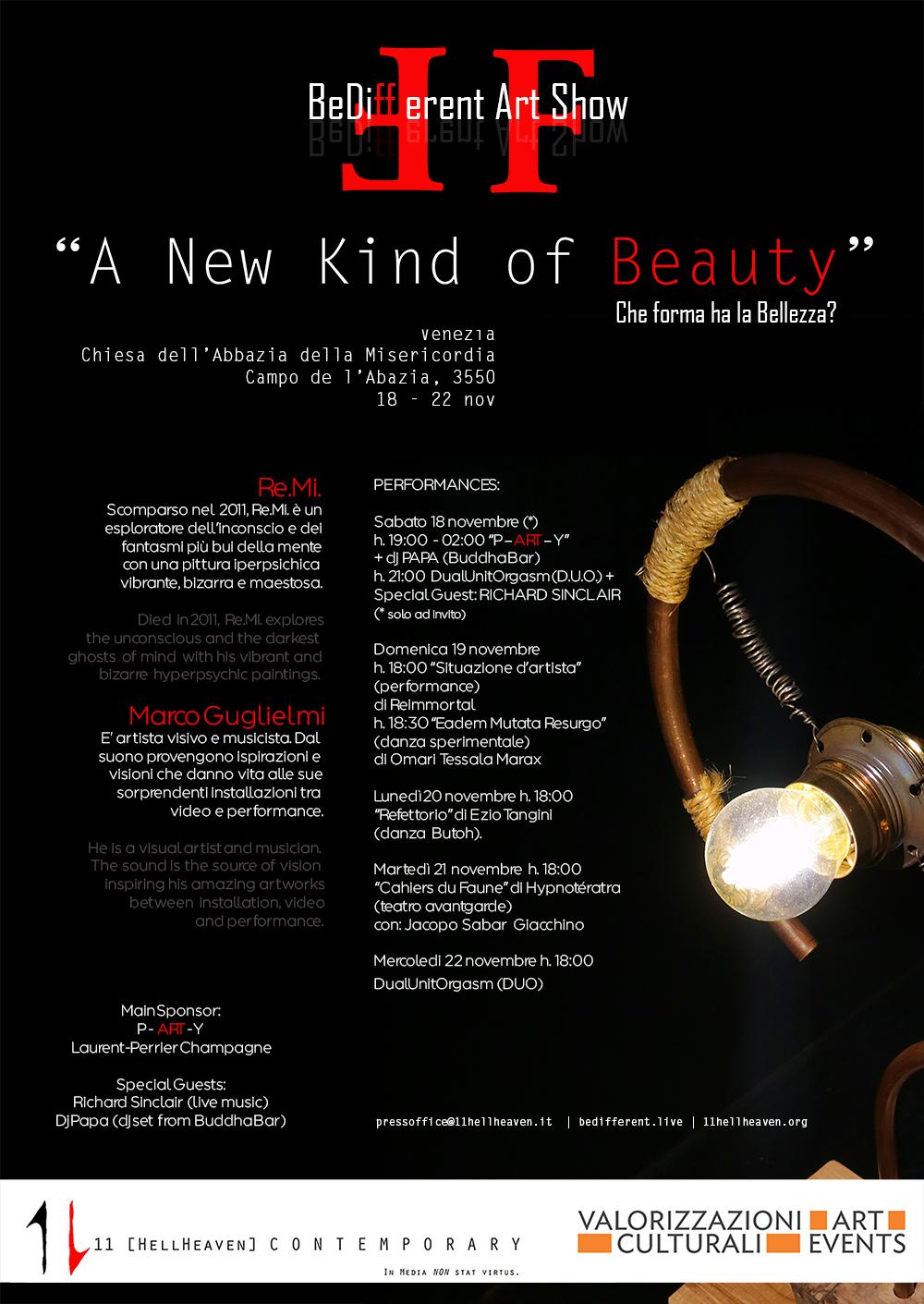 BeDifferent Art Show: "A new kind of Beauty. Che forma ha la Bellezza"?