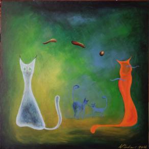 Cats and the fox