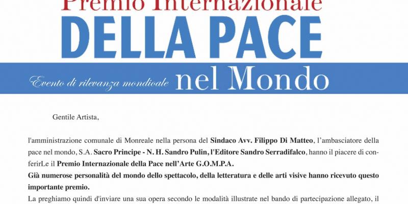 Premio internazionale della Pace nell' Arte G.O.M.P.A.