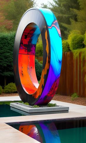 Pool Sculpture- put a ring on it