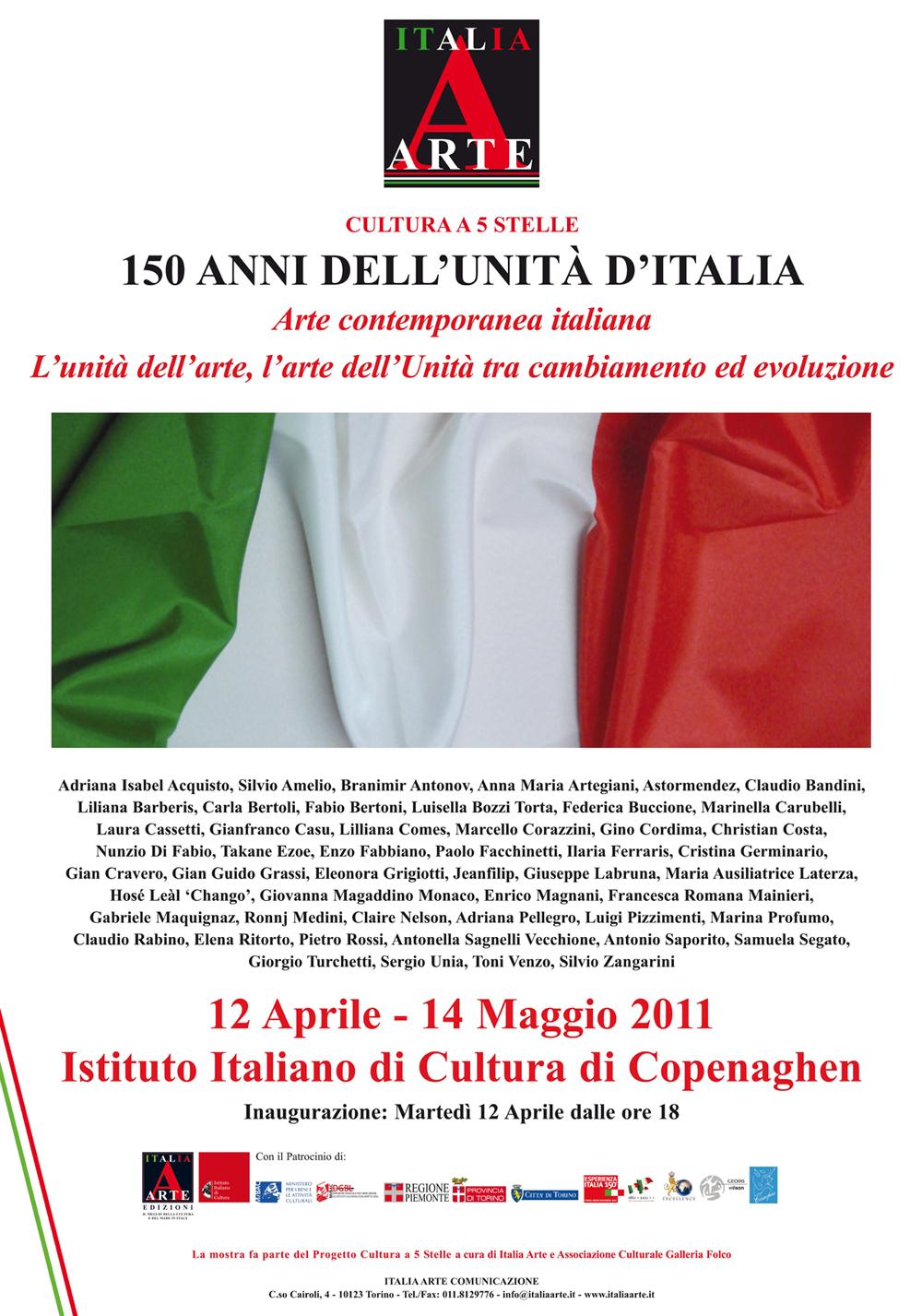 ISTITUTO ITALIANO di CULTURA dI COPENAGHEN 150 ANNI DELL'UNITA' D'ITALIA