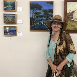 Carla Strozzieri participates in the group "Artworks Collective" weekend show in Ambler, PA.