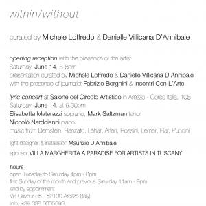 WALTER ERRA HUBERT within/without a cura di Michele Loffredo e Danielle Villicana D'Annibale