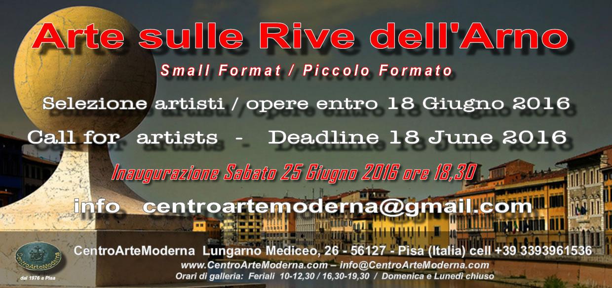 CALL FOR ARTISTS  ARTE SULLE RIVE DELL'ARNO - Small Format / Piccolo Formato Ed. 2016