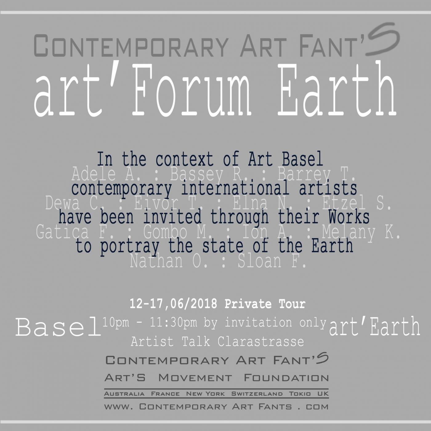 Nel contesto di Art Basel / Art Forum Terra