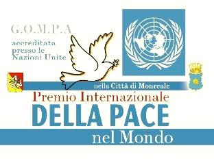 Premio Internazionale della Pace nell’Arte nel mondo G.O.M.P.A. accreditata presso Nazioni Unite