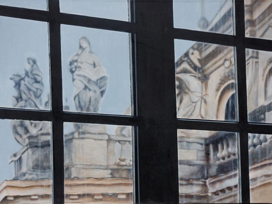 Statues in the Rain