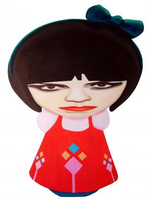 bambola kokeshi #9