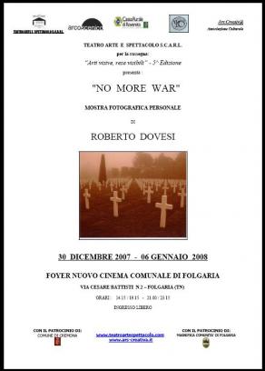 Locandina Mostra Roberto Dovesi Foyer Cinema Comunale Folgaria TN