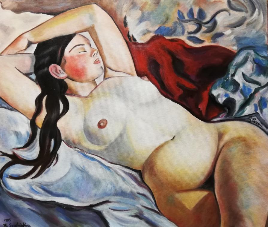 Nudo femminile. Omaggio a Zinaida Serebriakova 