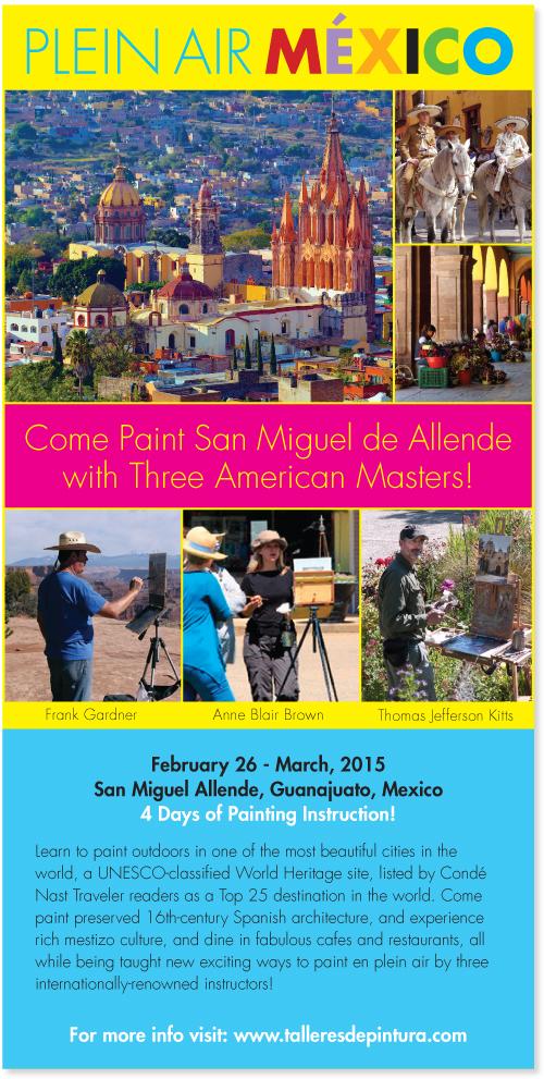 plein air workshop in san miguel