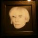 Andy Warhol fotografato da Robert Mapplethorpe nel 1986. Milano, museo del 900, 14-06-2013.