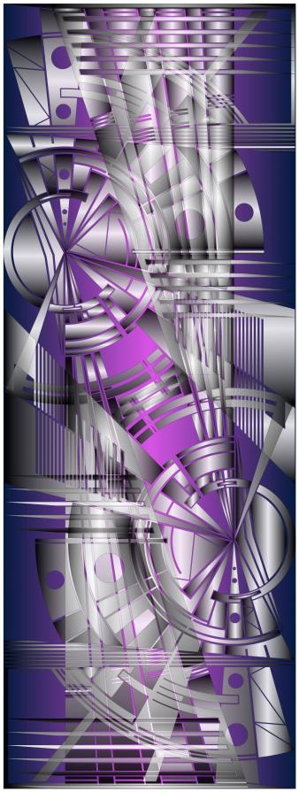 SPECULARE VERTICALE VIOLA