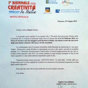 1ª Biennale della Creatività in Italia