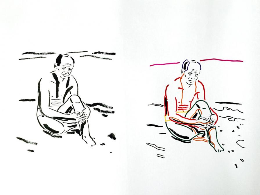 On the beach (Pollock)