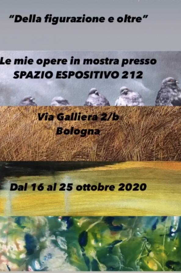 opere in mostra a Bologna, Spazio espositivo 212, via Galliera 2/b