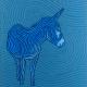 Blue donkey