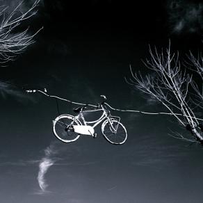 biking in the sky