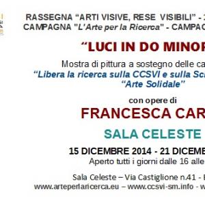 Invito Mostra di Francesca Carls 