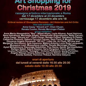 Maristella Angeli, will participate in the International Art Exhibition "Art Shopping for Christmas 2019", Rome