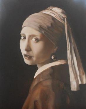 @ omaggio a  Vermeer la ragazza con l'orecchino di perla