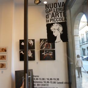 mostra collettiva IL NUDO TRA FIGURATIVO E INFORMALE nuova galleria d'arte la piccola, bologna