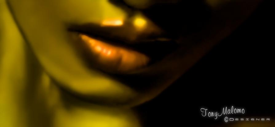 Light and shadow on your lips (Body Evidence series)