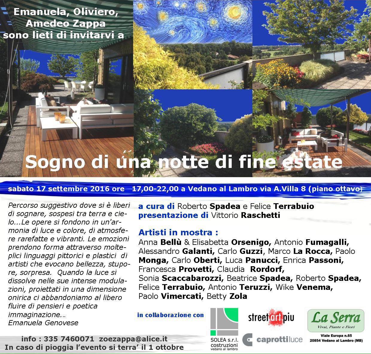 SOGNO DI UNA NOTTE DI FINE ESTATE