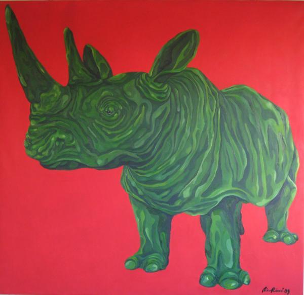 RINO, 2009 oil on canvas