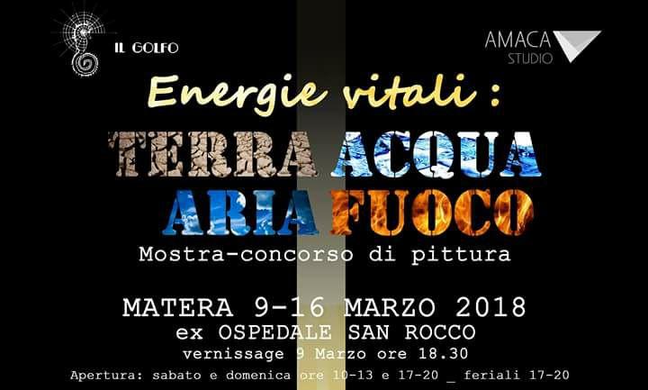 Energie vitali: terra,acqua,aria,fuoco