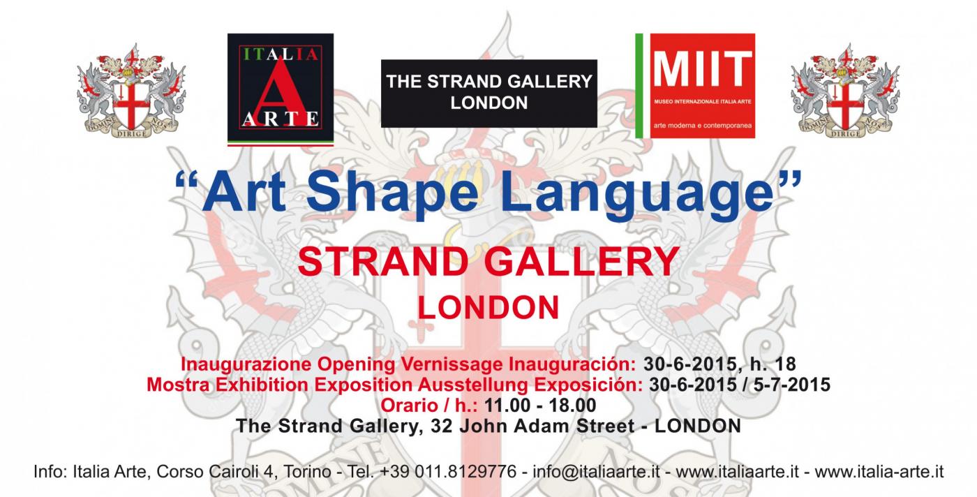 "ART SHAPE LANGUAGE" STRAND GALLERY LONDRA