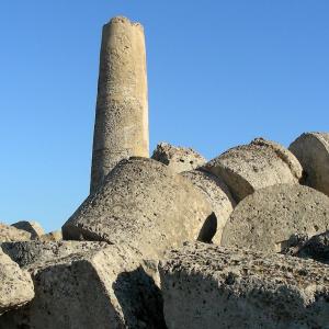 Italy. Sicily, Trapani blue salt