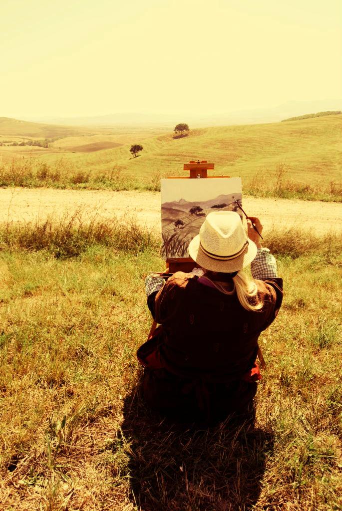 Io e la pittura en plein air